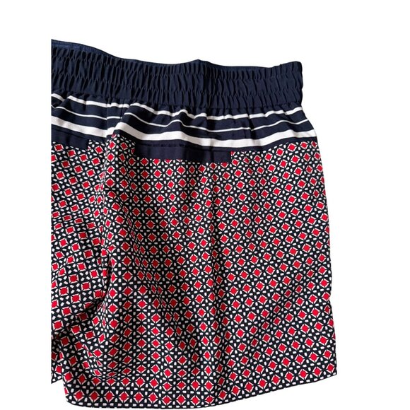 THE LIMITED Red Blue Casual Drawstring Shorts Size XS - Picture 2 of 5